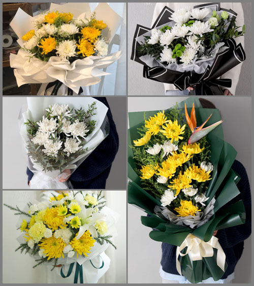 河南开封龙亭区梁苑街道白事花束代送